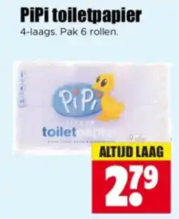 Dirk PiPi toiletpapier aanbieding
