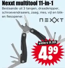 Dirk Nexxt multitool 11-in-1 aanbieding