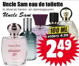 Dirk Uncle Sam eau de toilette aanbieding