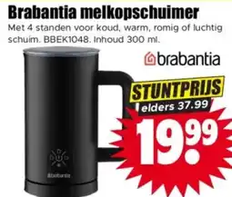 Dirk Brabantia melkopschuimer aanbieding