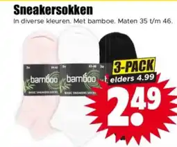 Dirk Sneakersokken aanbieding