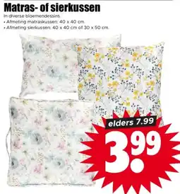 Dirk Matras- of sierkussen aanbieding