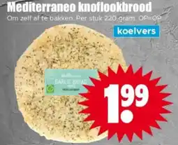 Dirk Mediterraneo knoflookbrood aanbieding