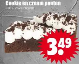 Dirk Cookie en cream punten aanbieding