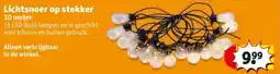 Kruidvat Lichtsnoer op stekker aanbieding