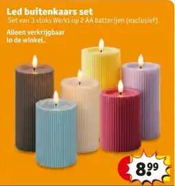 Kruidvat Led buitenkaars set aanbieding