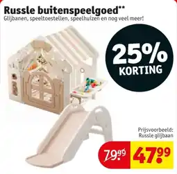 Kruidvat Russle buitenspeelgoed aanbieding