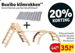 Kruidvat Buxibo klimrekken aanbieding