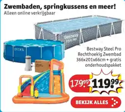 Kruidvat Zwembaden springkussens en meer aanbieding