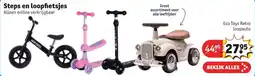 Kruidvat Steps en loopfietsjes aanbieding