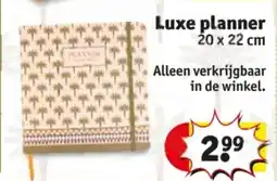 Kruidvat Luxe planner aanbieding