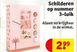 Kruidvat Schilderen op nummer aanbieding