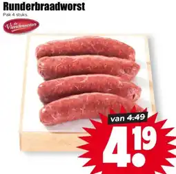 Dirk Runderbraadworst aanbieding