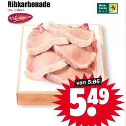 Dirk Ribkarbonade aanbieding