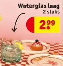 Kruidvat Waterglas laag aanbieding