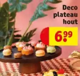 Kruidvat Deco plateau hout aanbieding