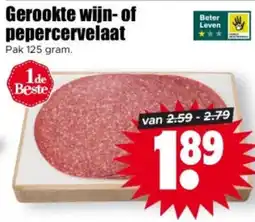 Dirk Gerookte wijn-of pepercervelaat aanbieding