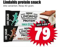 Dirk Lindahls protein snack aanbieding