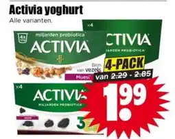 Dirk Activia yoghurt aanbieding