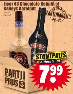 Dirk Licor 43 Chocolate Delight of Baileys Hazelnut aanbieding