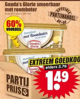 Dirk Gouda's Glorie smeerbaar met roomboter aanbieding