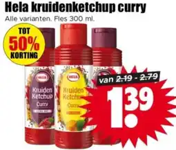 Dirk Hela kruidenketchup curry aanbieding