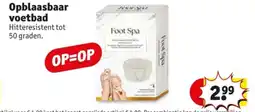 Kruidvat Opblaasbaar voetbad aanbieding