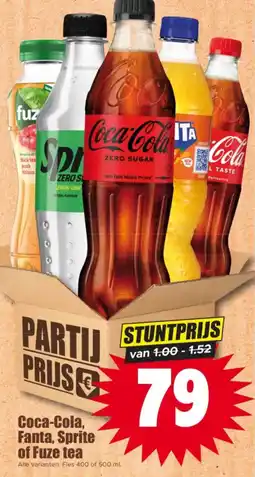 Dirk Coca-Cola, Fanta, Sprite of Fuze tea aanbieding