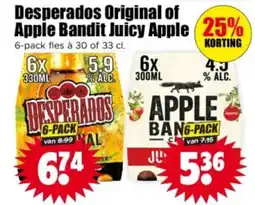 Dirk Desperados Original of Apple Bandit Juicy Apple aanbieding