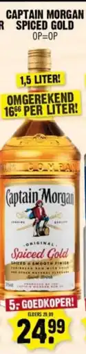 Dirk Captain Morgan Spiced Gold aanbieding