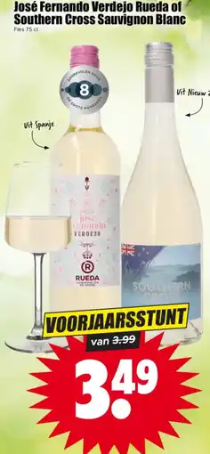 Dirk José Fernando Verdejo Rueda of Southern Cross Sauvignon Blanc aanbieding