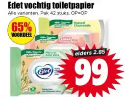 Dirk Edet vochtig toiletpapier aanbieding