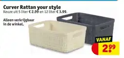 Kruidvat Curver rattan your style aanbieding