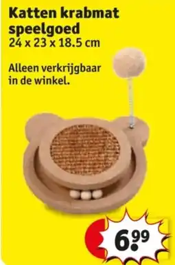 Kruidvat Katten krabmat speelgoed aanbieding