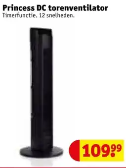 Kruidvat Princess DC torenventilator aanbieding