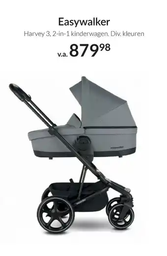 Babypark Easywalker Harvey 3, 2-in-1 kinderwagen. Div. kleuren aanbieding