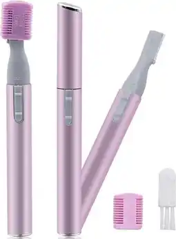 Bol.com Mini trimmer | op batterijen | geschikt voor bikinilijn, wenkbrauwen, gezicht | roze aanbieding