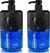 Bol.com Nish Man Shaving Gel Scheergel- 1000 ml- 2 Stuks aanbieding