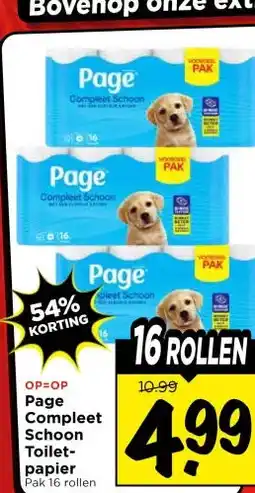 Vomar Voordeelmarkt Page Compleet Schoon Toilet- papier aanbieding