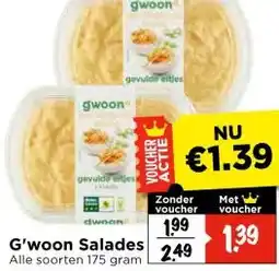 Vomar Voordeelmarkt G'woon Salades aanbieding
