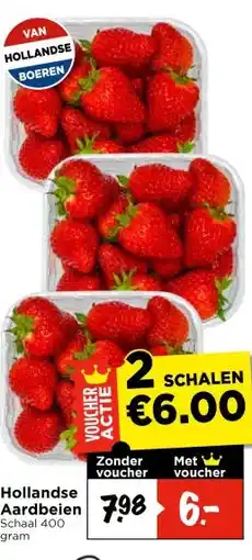 Vomar Voordeelmarkt Hollandse Aardbeien aanbieding