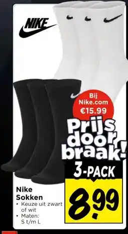 Vomar Voordeelmarkt Nike Sokken aanbieding