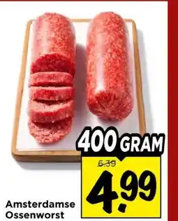 Vomar Voordeelmarkt Amsterdamse Ossenworst aanbieding