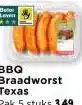 Vomar Voordeelmarkt BBQ Braadworst Texas aanbieding