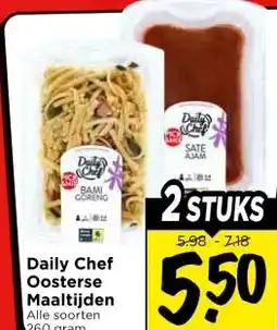 Vomar Voordeelmarkt Daily Chef Oosterse Maaltijden aanbieding