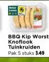 Vomar Voordeelmarkt BBQ Kip Worst Knoflook Tuinkruiden aanbieding