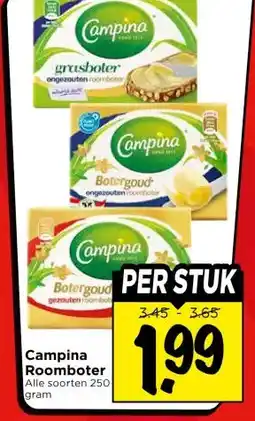 Vomar Voordeelmarkt Campina Roomboter aanbieding