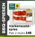 Vomar Voordeelmarkt Varkenssaté- spies aanbieding