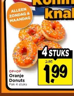 Vomar Voordeelmarkt Oranje Donuts aanbieding
