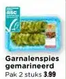 Vomar Voordeelmarkt Garnalenspies gemarineerd aanbieding